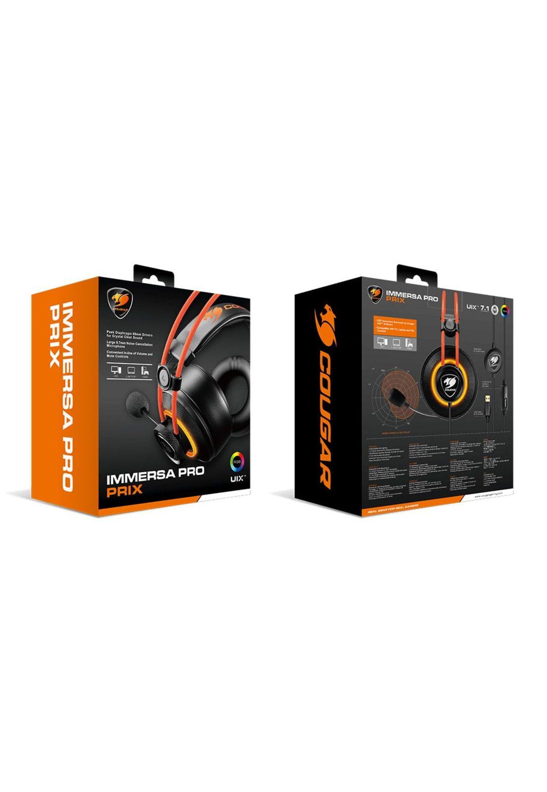 Audifono Cougar Immersa Pro Prix RGB USB 7.1 Multiplataforma-9