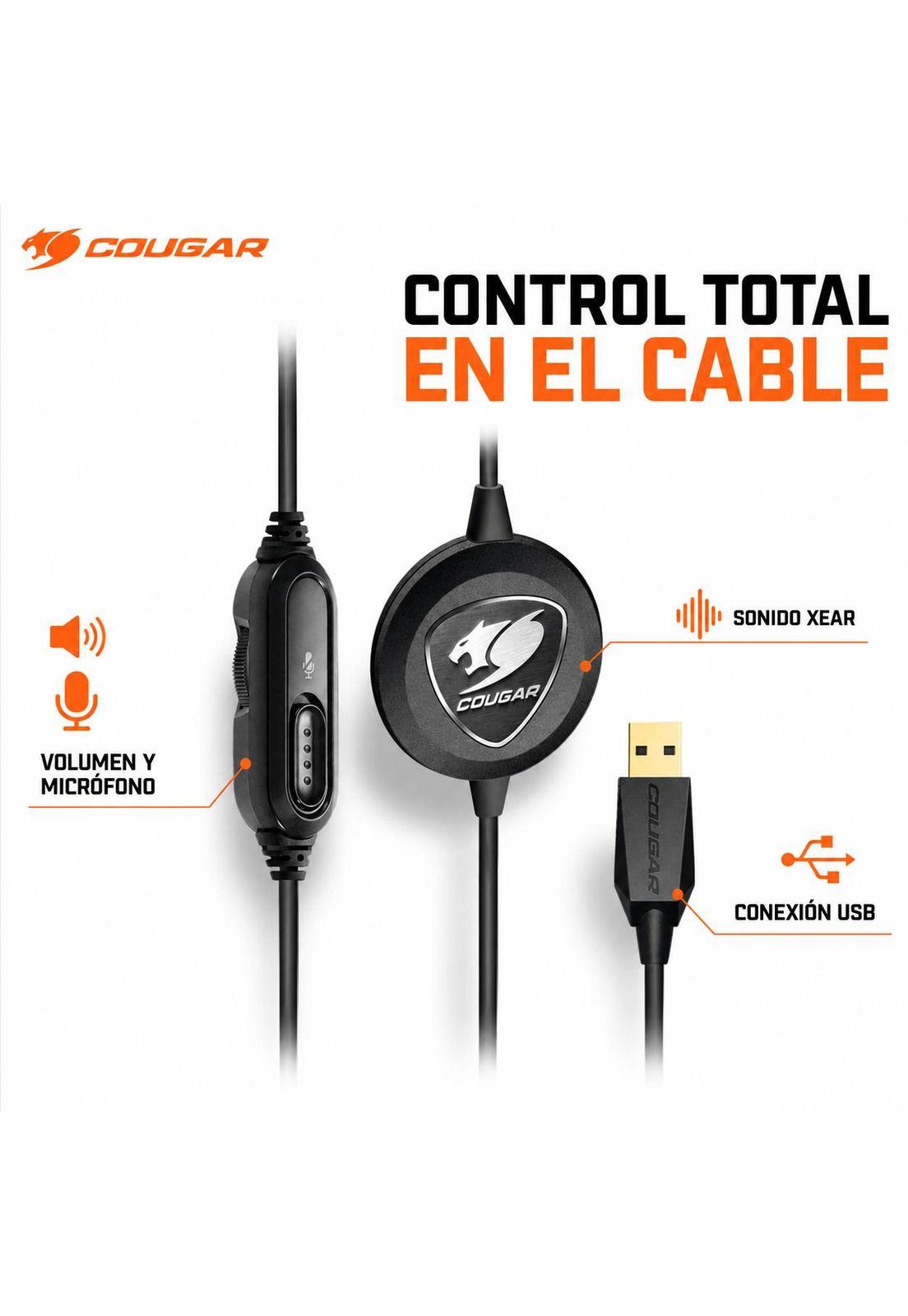 Audifono Cougar Immersa Pro Prix RGB USB 7.1 Multiplataforma-4