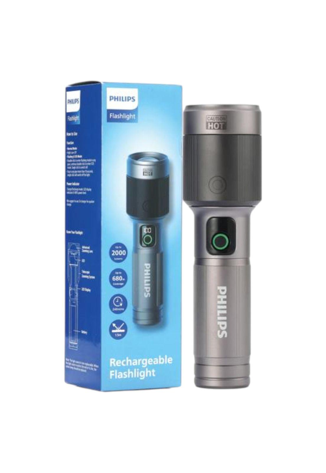 Linterna LED 60W High Power Zoom Aluminium USB-C Recargable-6