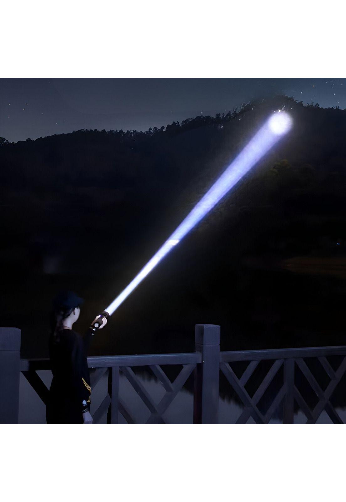 Linterna LED 60W High Power Zoom Aluminium USB-C Recargable-7