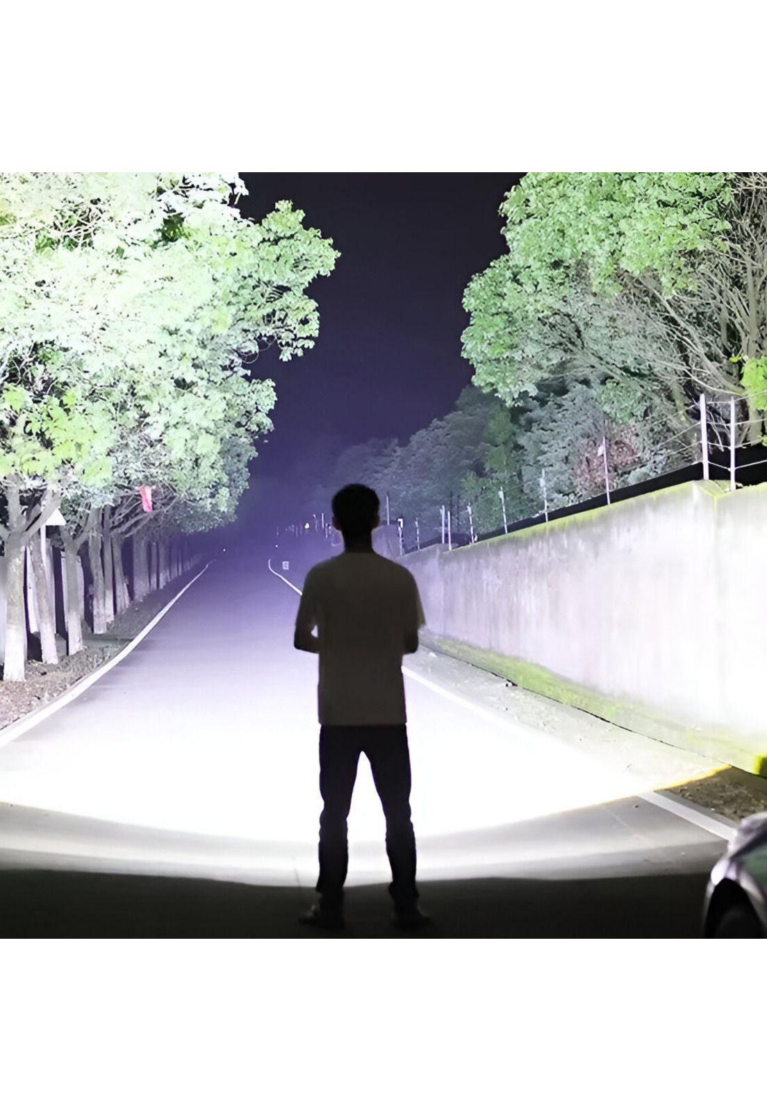 Linterna LED 60W High Power Zoom Aluminium USB-C Recargable-8