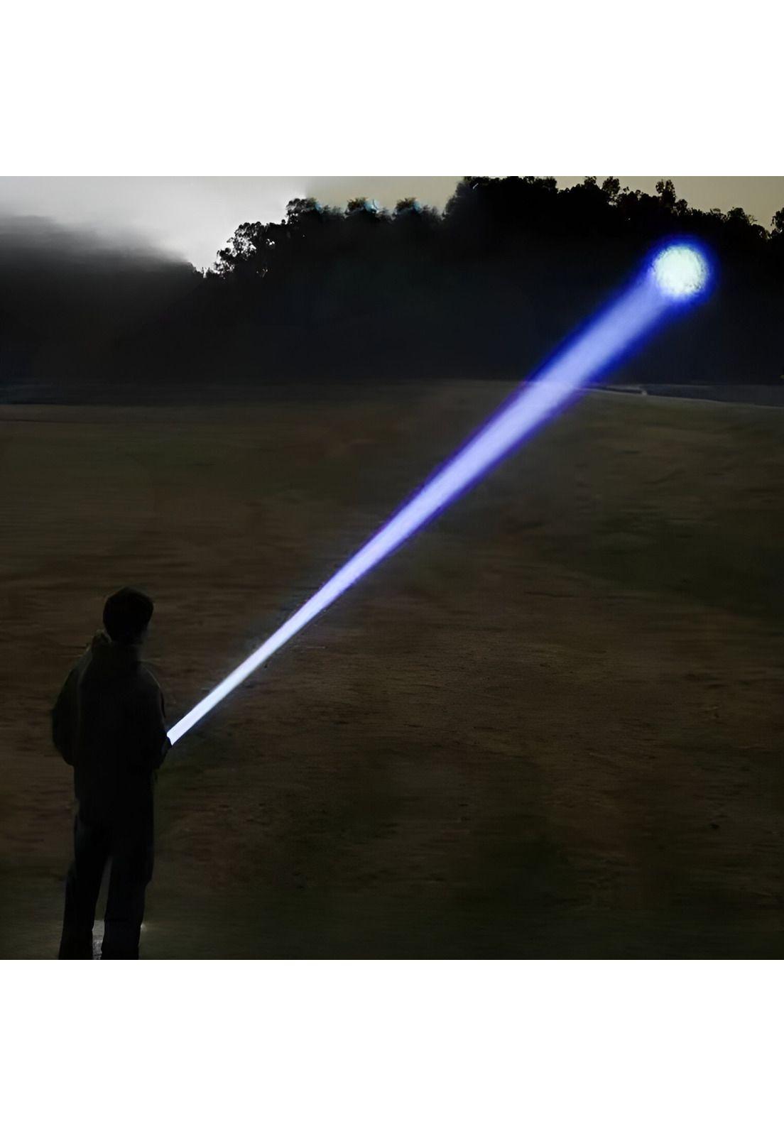 Linterna LED 60W High Power Zoom Aluminium USB-C Recargable-9