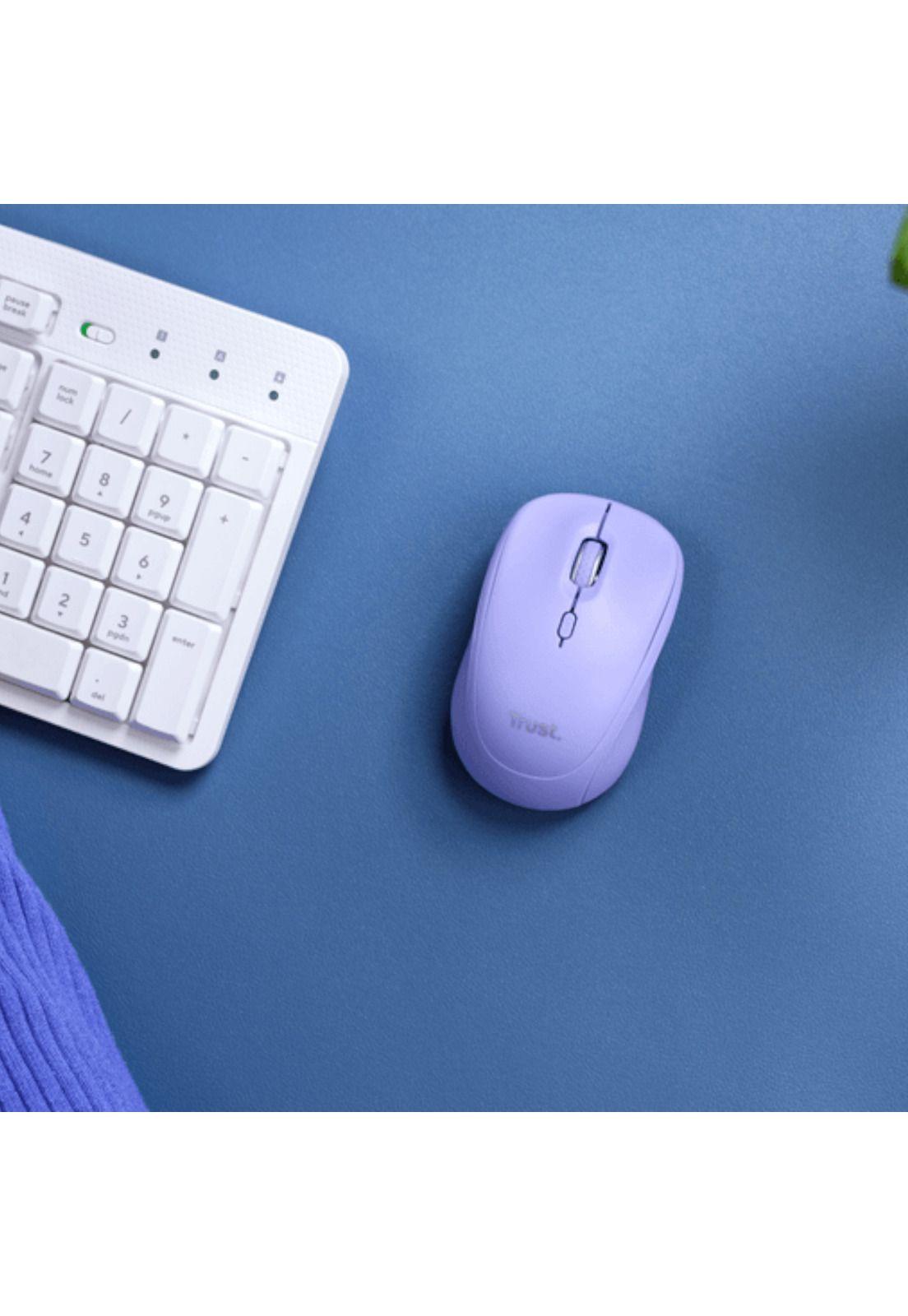 Mouse Inalámbrico Trust YVI+ Purpura Multi-Dispositivos-4