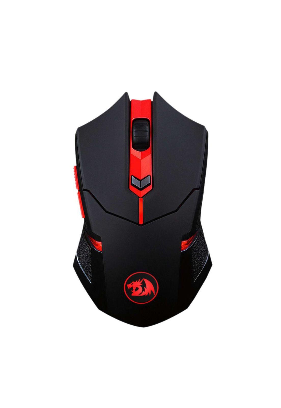 Pack Gamer Mouse Inalambrico 2.4 Ghz + Pad Redragon 33x26cm-5