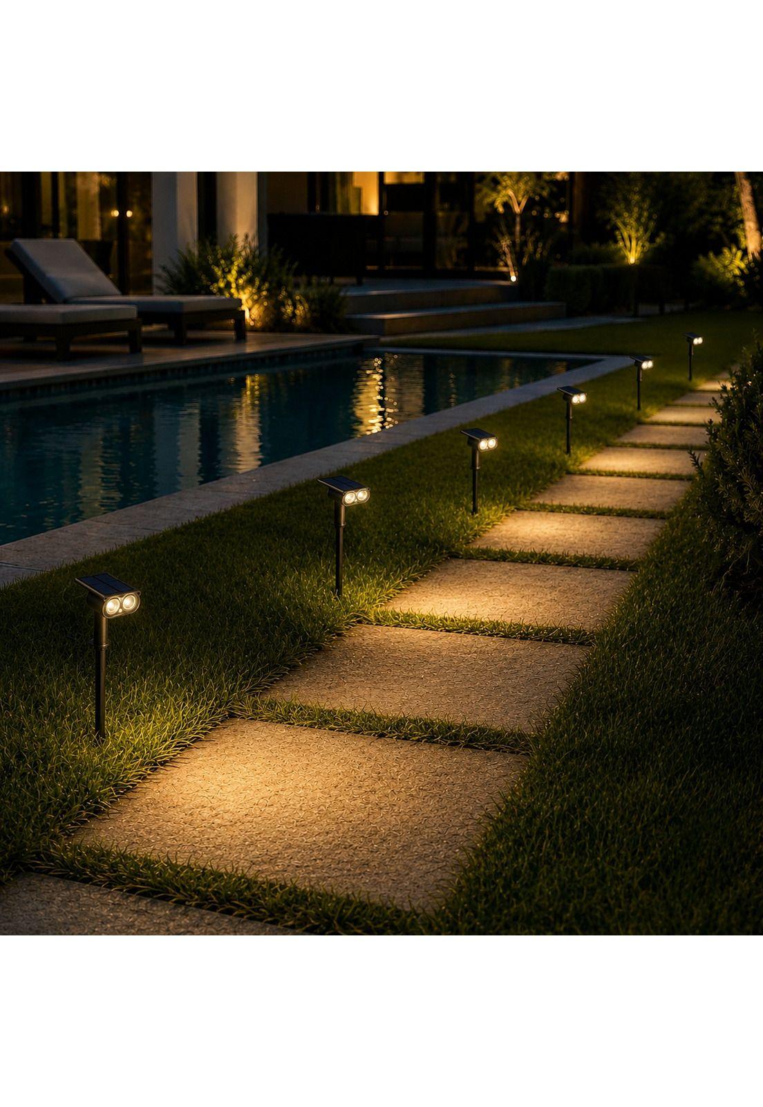 Luminaria Solar con Estaca para Jardín & Patio IP65 3K /12Hr-9