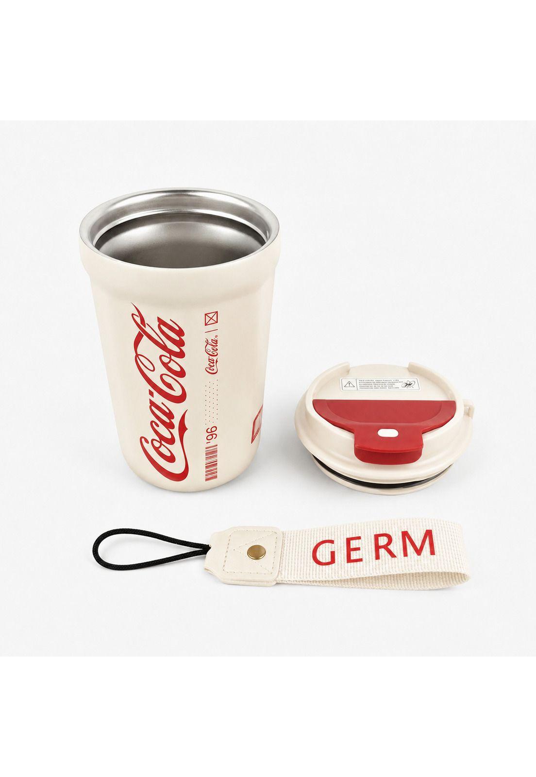 Vaso Termico MUG Germ Coca-Cola Acero Inoxidable 390ML White-2