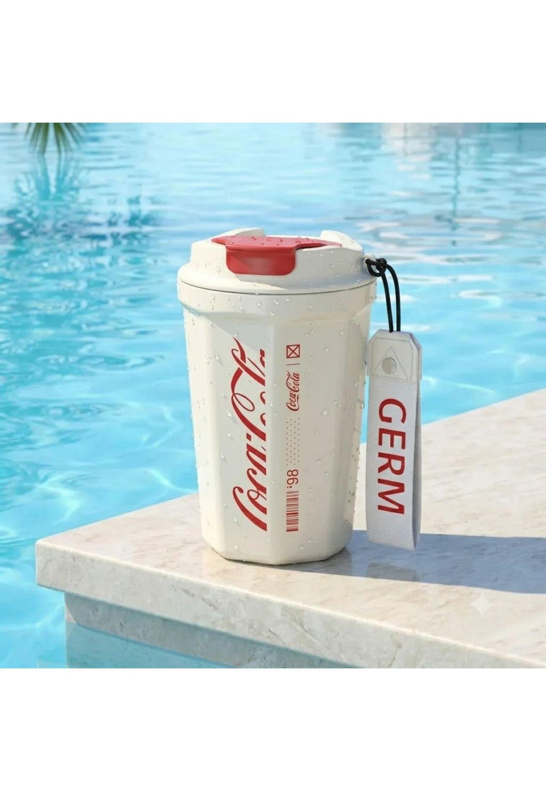 Vaso Termico MUG Germ Coca-Cola Acero Inoxidable 390ML White-9