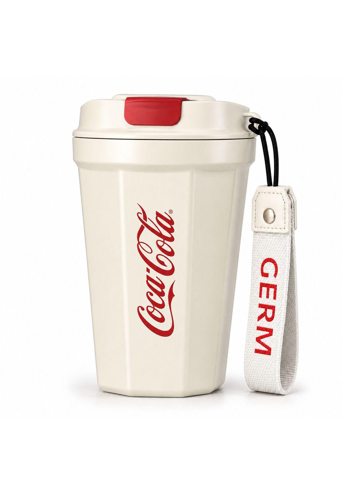 Vaso Termico MUG Germ Coca-Cola Acero Inoxidable 390ML White-1