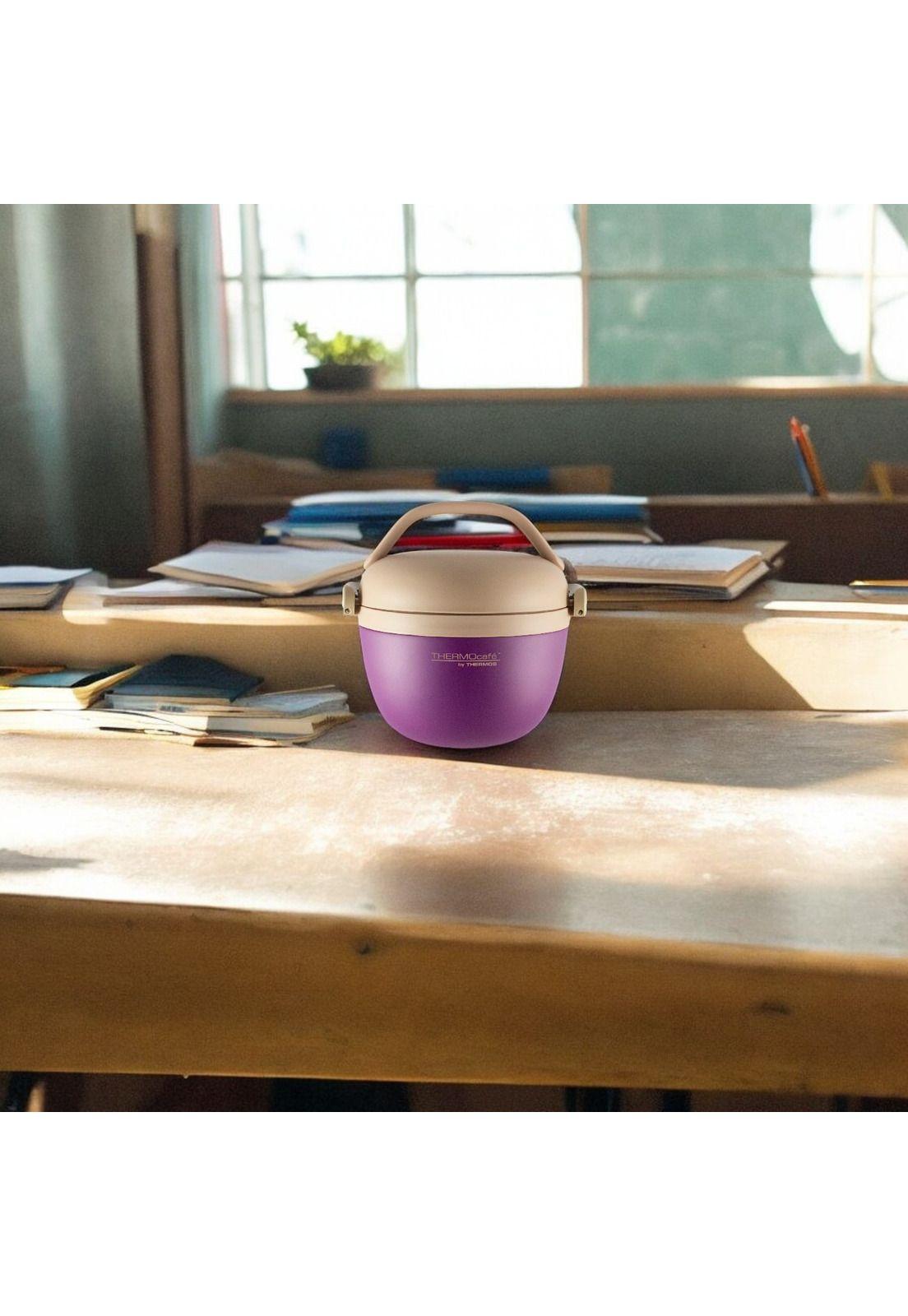 Termo de Comida Inox Purple BS25 Domo 600ML Thermos CRB-600P-5