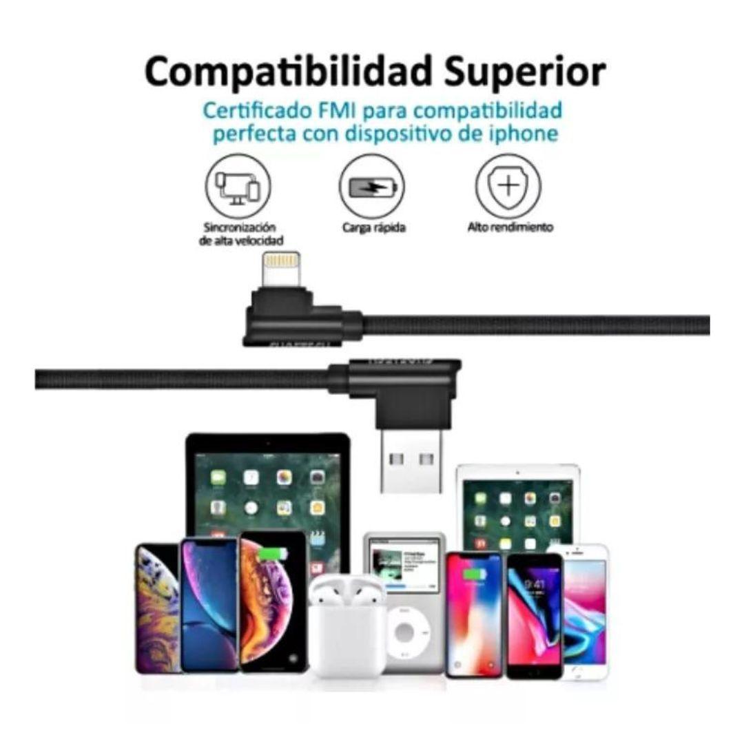 Cable USB-C a Lightning - 1.2 Mts Carga Rápida iPhone / iPad-2