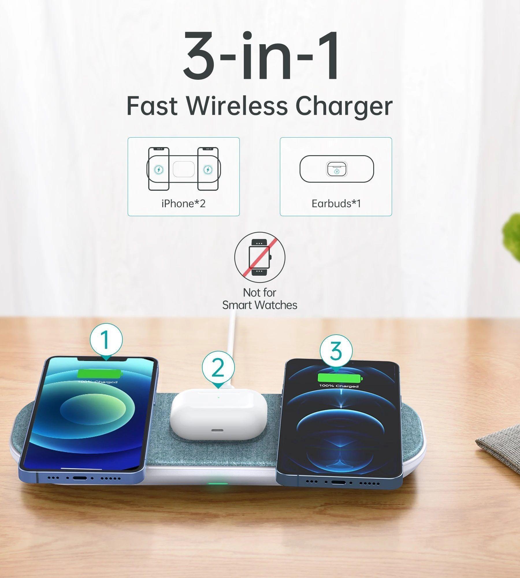 Cargador Inalámbrico Rápido Choetech T569-S -3