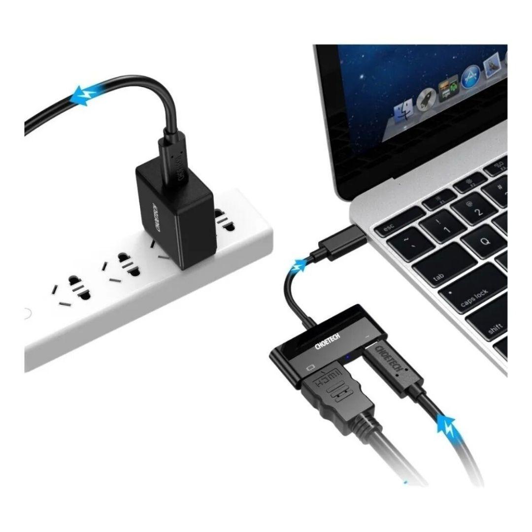Adaptador Para Macbook Con Puerto USB-C A HDMI-2