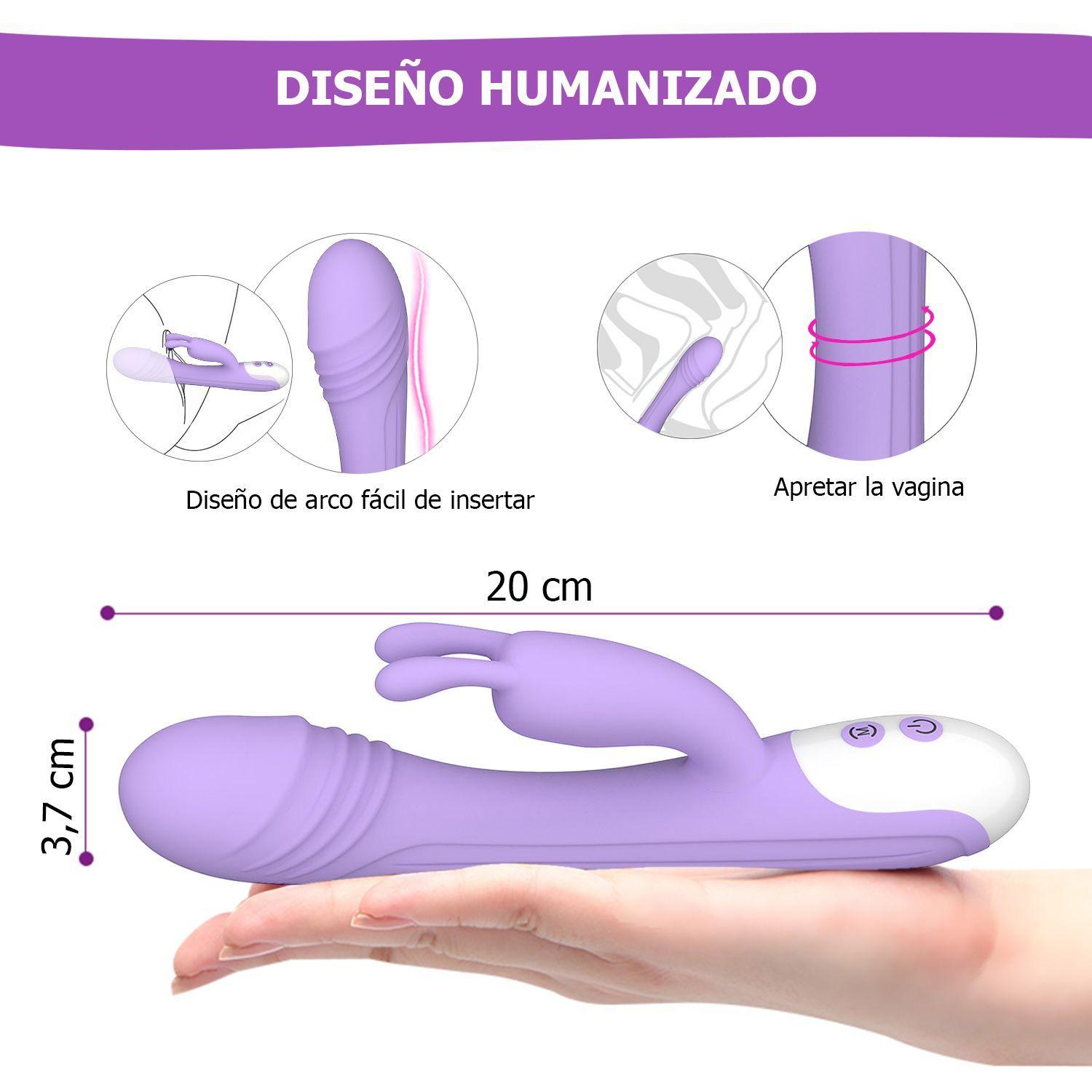 Vibrador Doble Con Estimulación De Clítoris-4