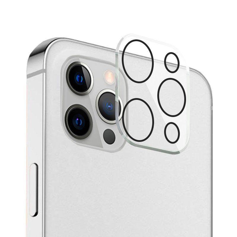 Pack vidrio templado de privacidad  2.5d + protector de cámara iphone  12 pro-2