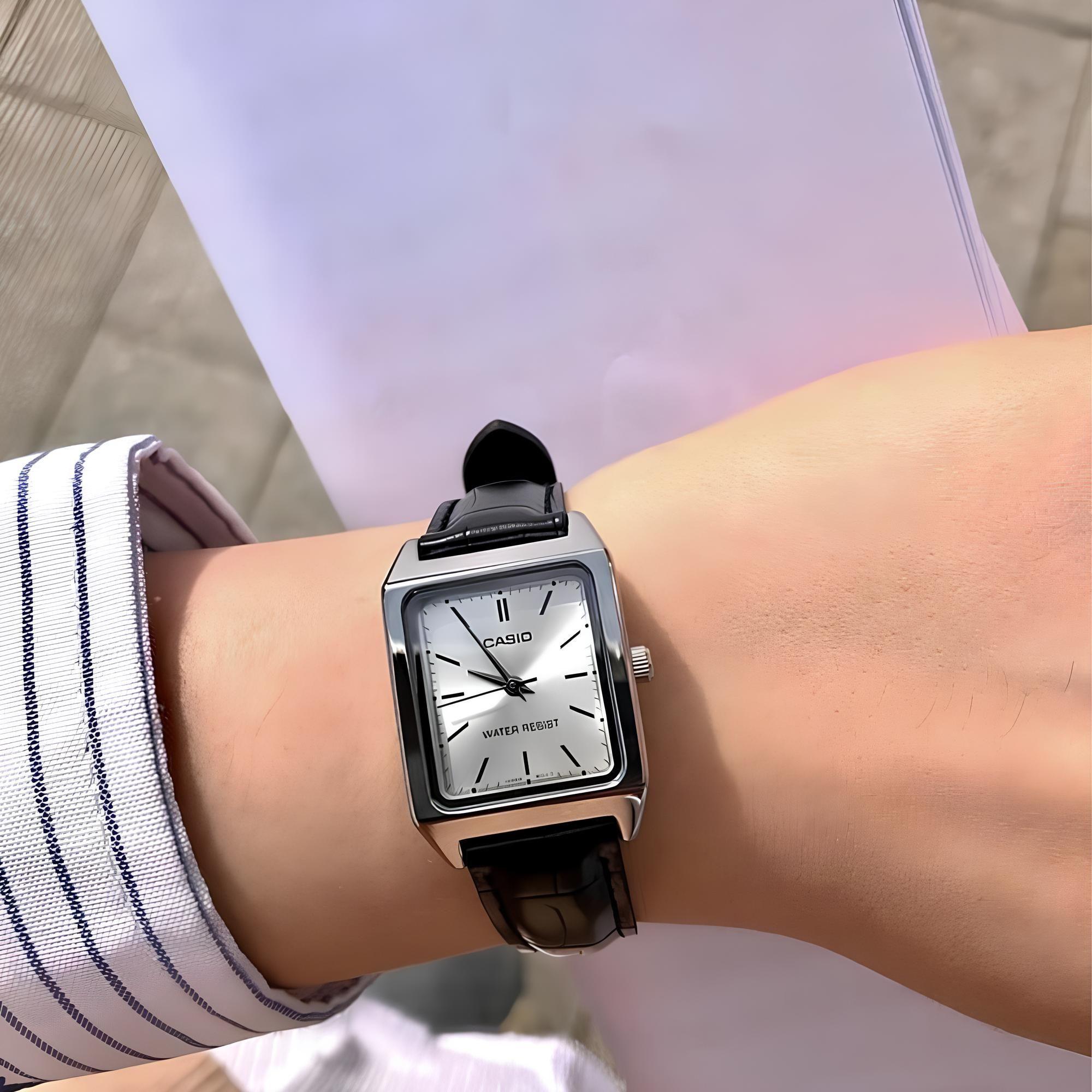 Reloj Ltp-V007l-7e1 Mujer Analogo Cuero C CASIO-4
