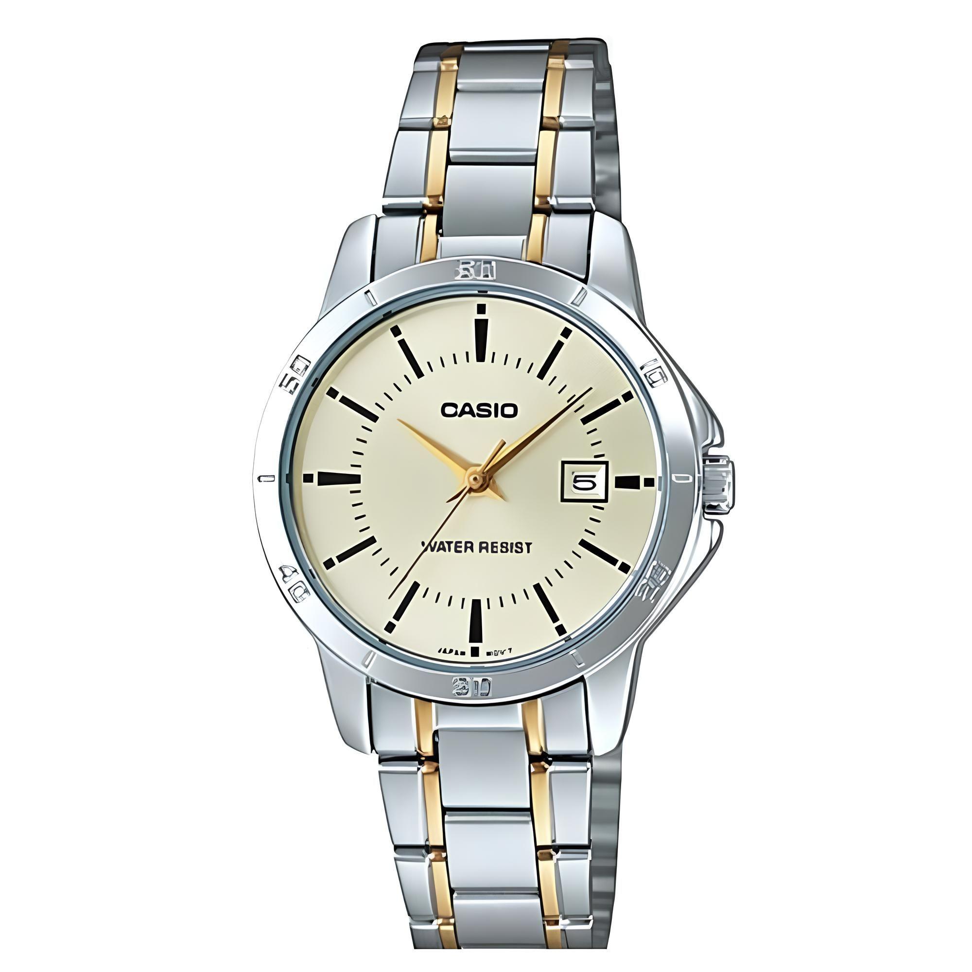 Reloj Ltp-V004sg-9a Mujer Analogo Metal CASIO-0
