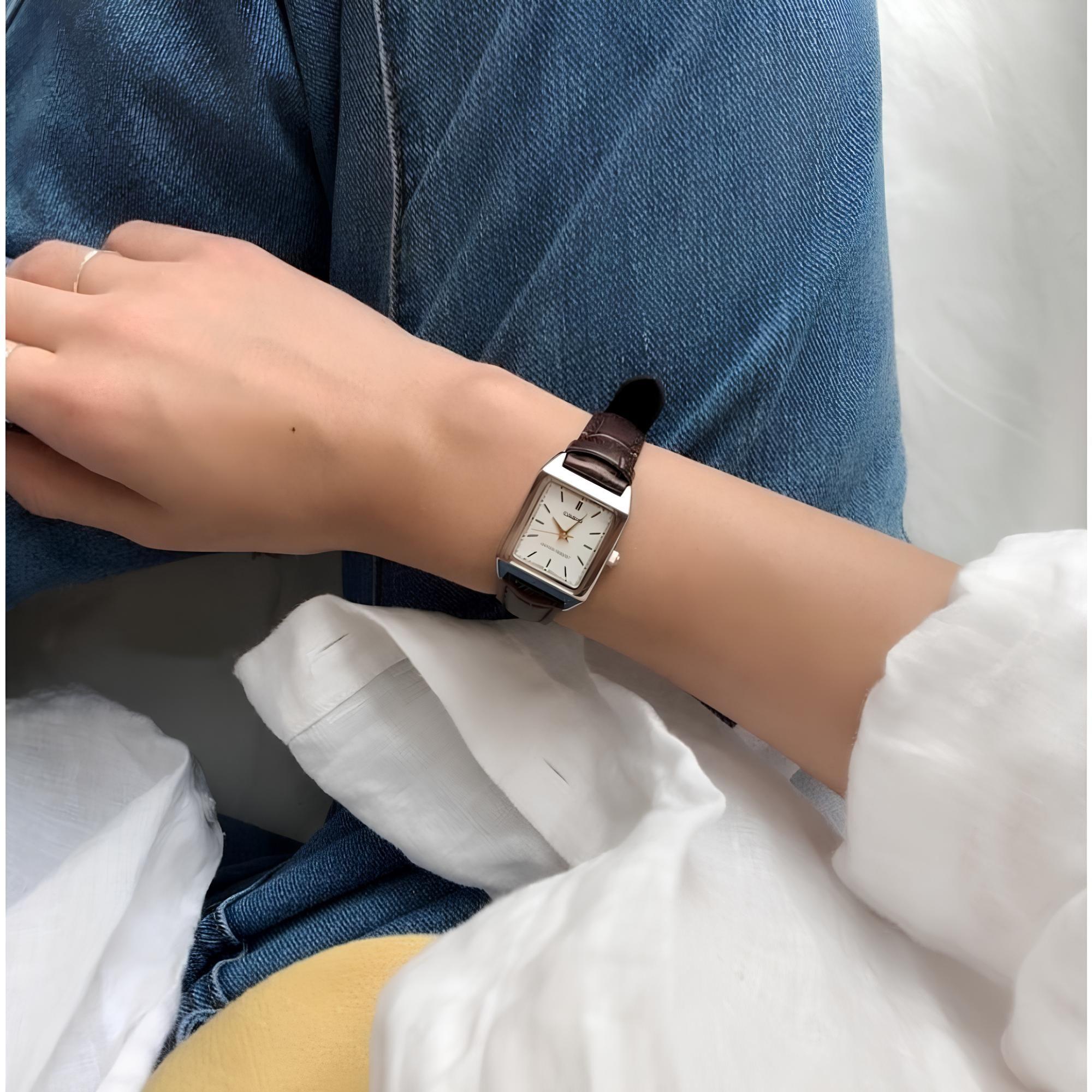 Reloj Ltp-V007l-7e2 Mujer Analogo Cuero C CASIO-2