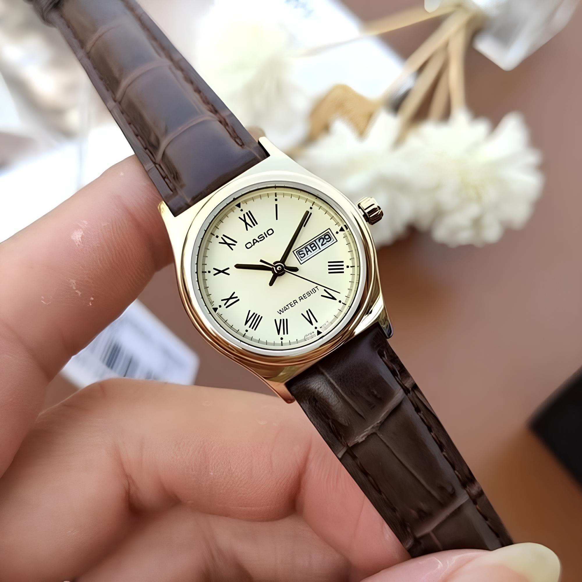 Reloj Ltp-V006gl-9b Mujer Analogo Cuero CASIO-2