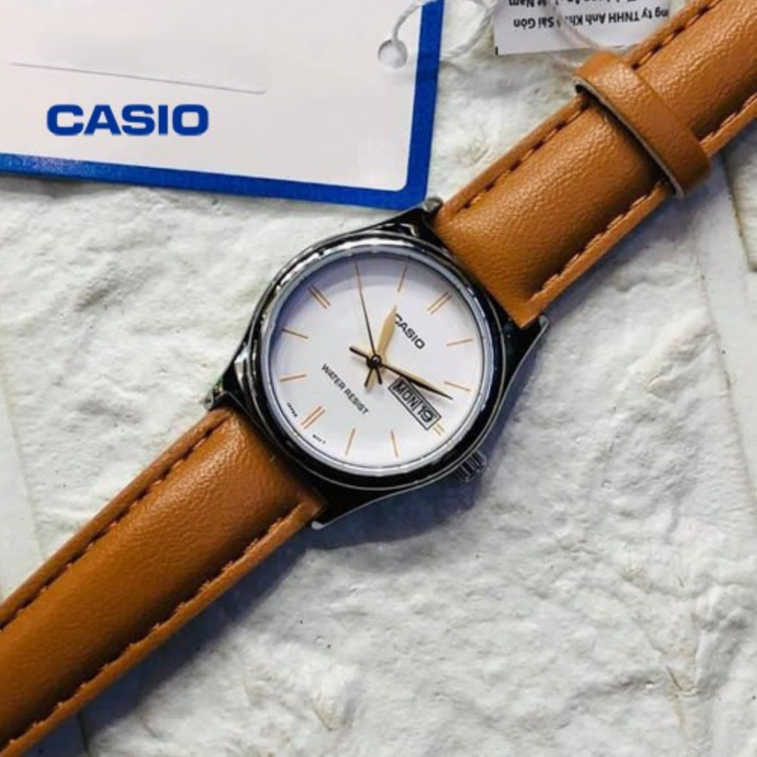 Reloj Ltp-V006l-7b2 Mujer Analogo Cuero CASIO-2