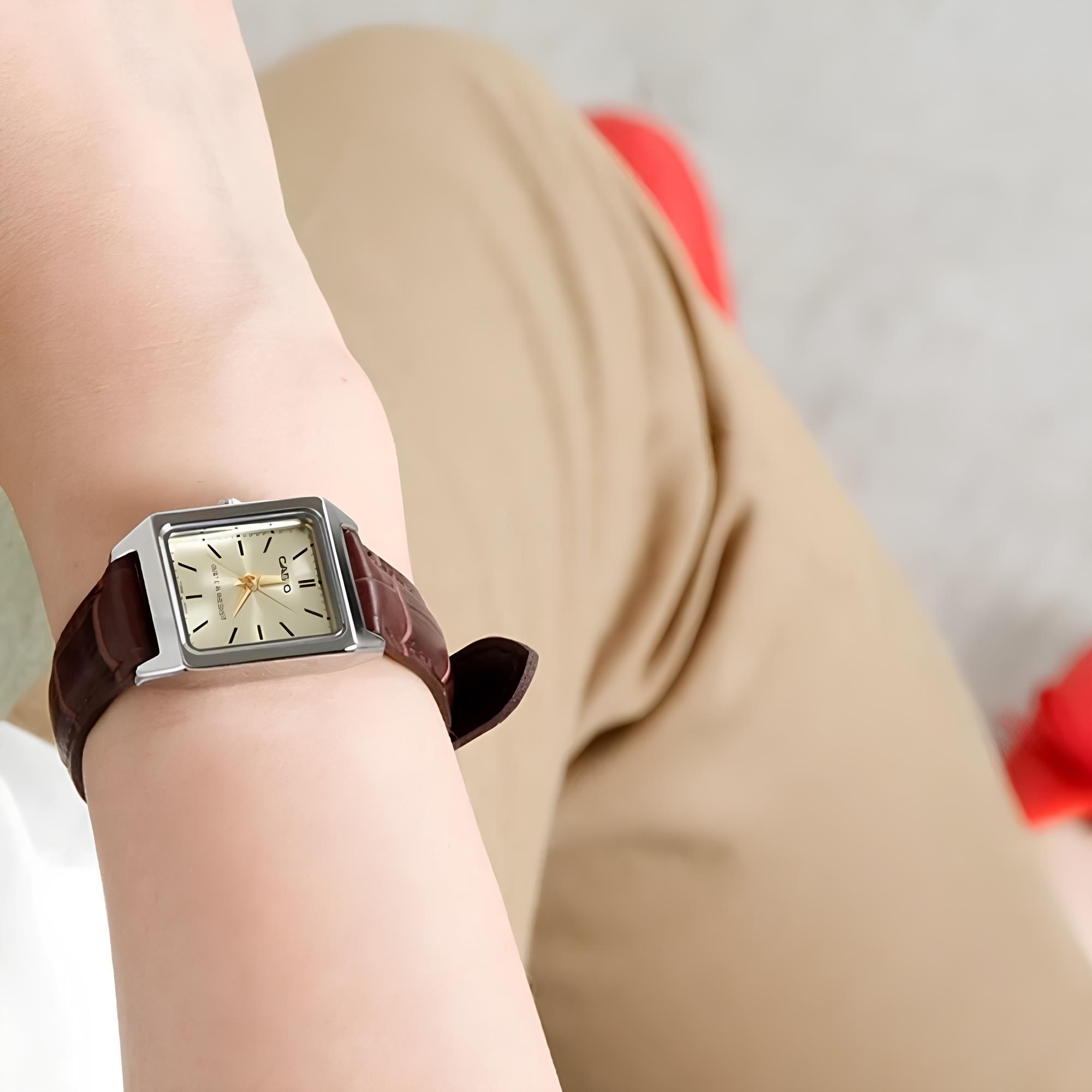 Reloj Ltp-V007l-9e Mujer Analogo Cuero C CASIO-3