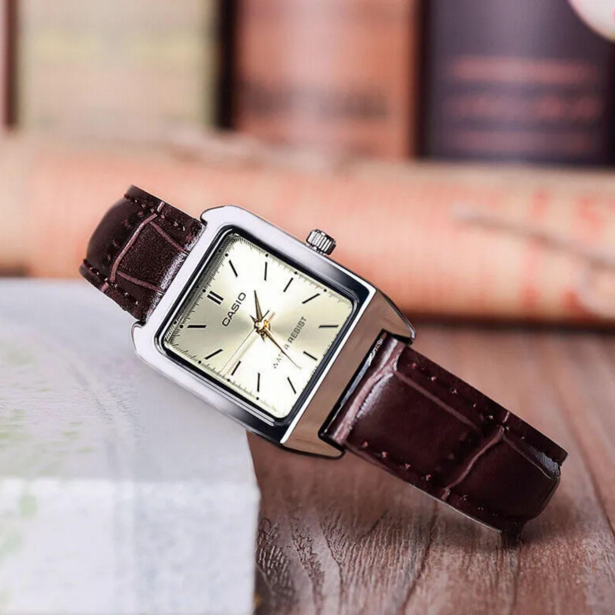 Reloj Ltp-V007l-9e Mujer Analogo Cuero C CASIO-4