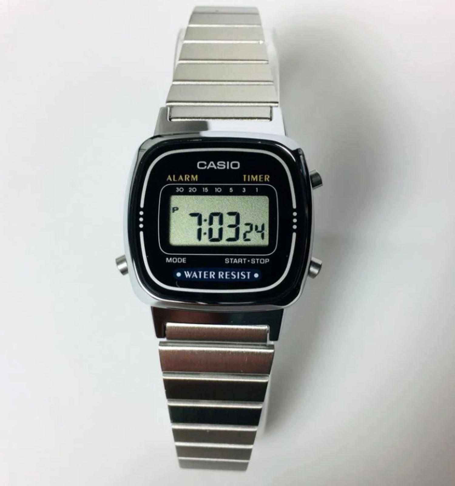 Reloj La-670wa-1 Vintage Digital Metal CASIO-3