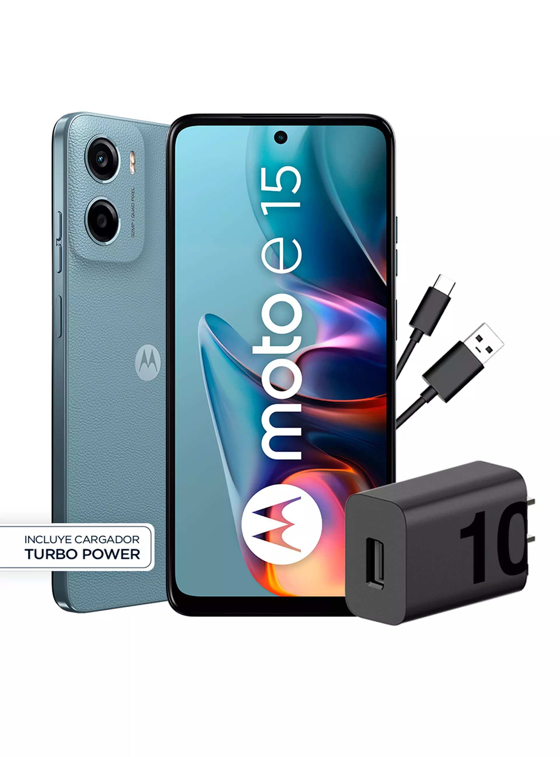 Smartphone Moto E15 64GB Azul-0
