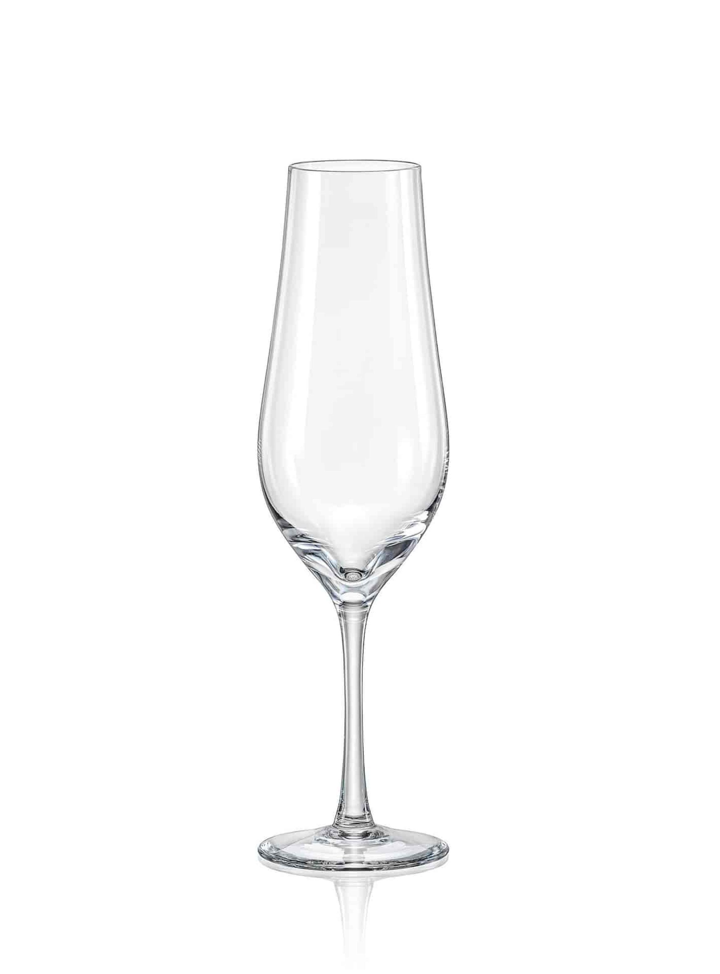 Set 6 Copas Cristal De Espumante Tulipa 170 ml-0