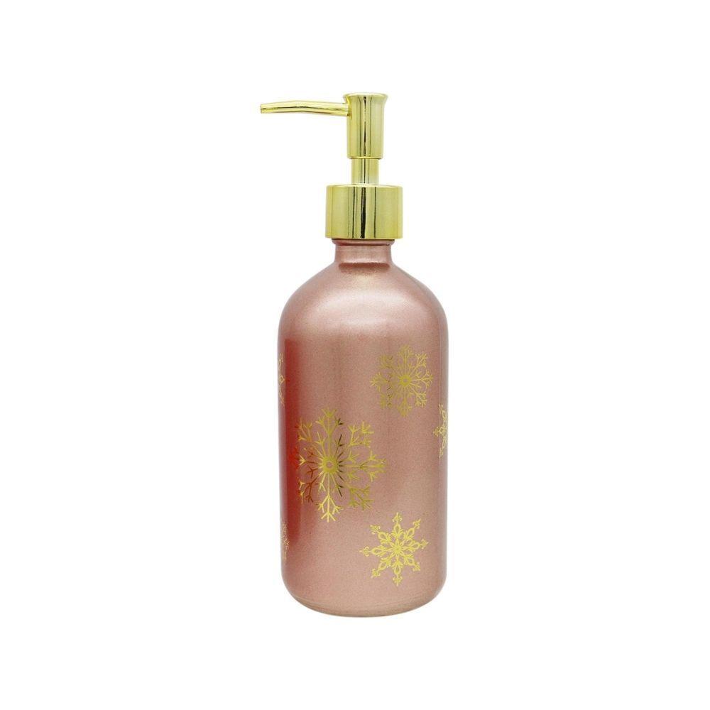 Dispensador de Jabón Liquido Vidrio Copo de Nieve-0