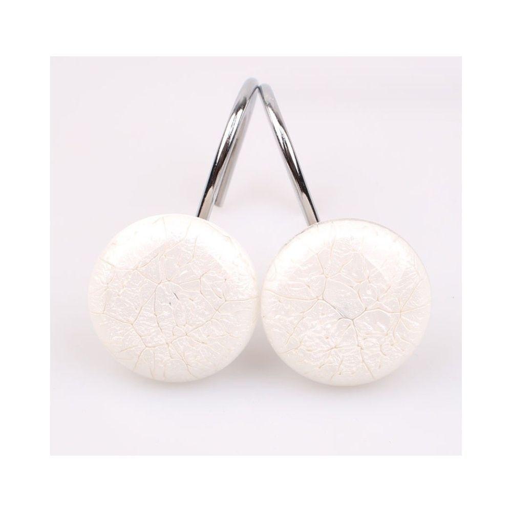 Ganchos de Cortina White Circle-1