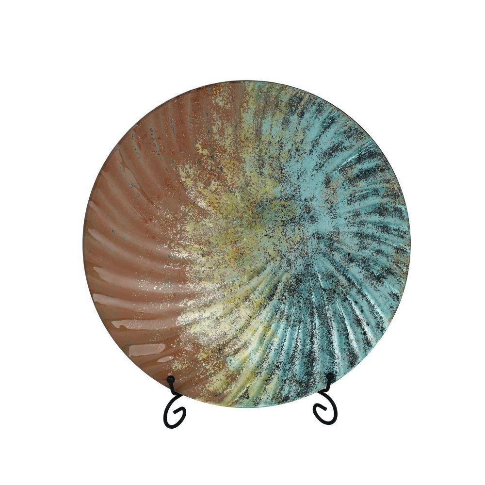 Plato Decorativo Vidrio Sun-0
