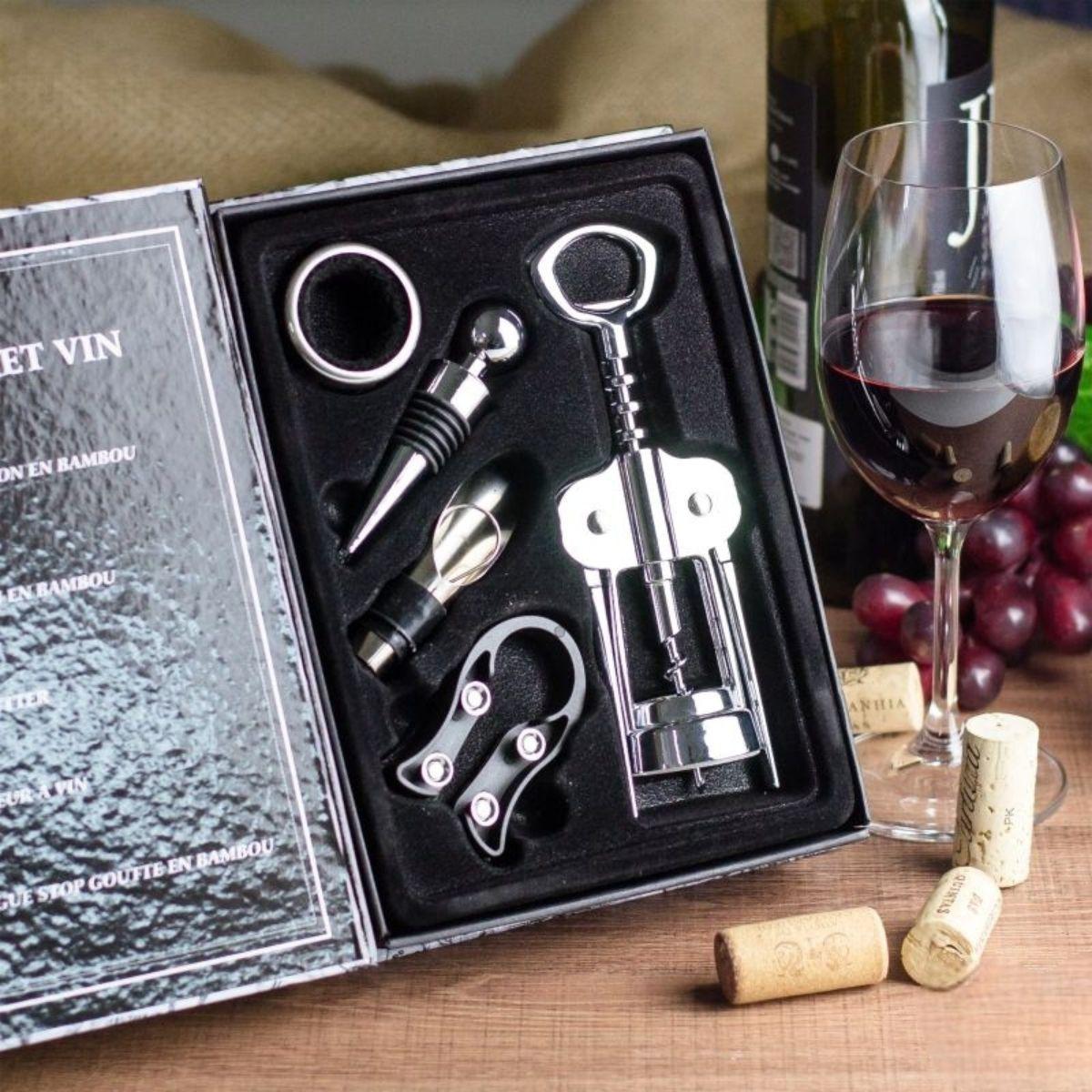 Set de 5 Accesorios Vino Libro-2
