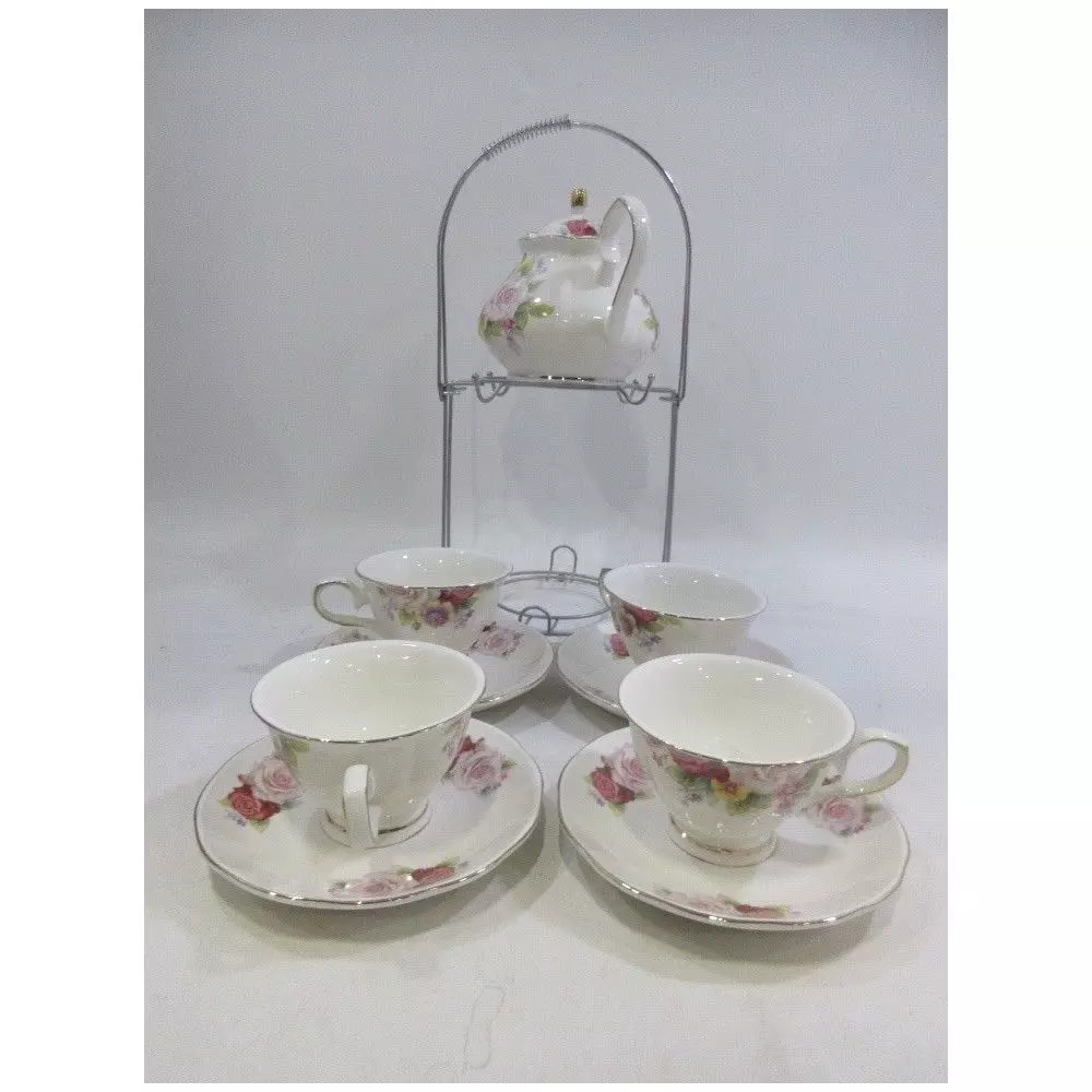 Set Tetera Tazas Roses-1