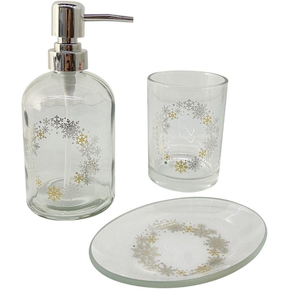 Juego de Baño Navideño 3 Piezas-1