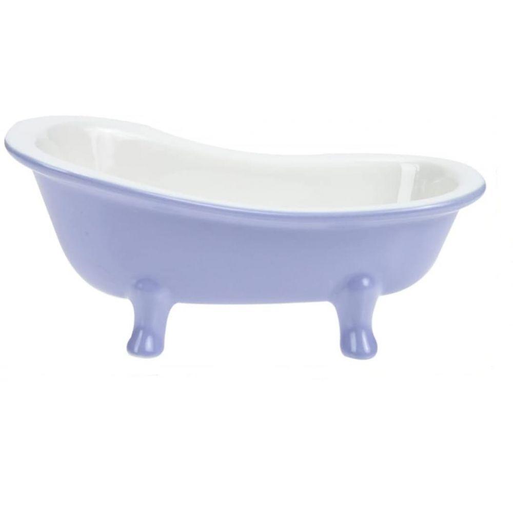 Jabonera de Tina Decorativa Lila-0