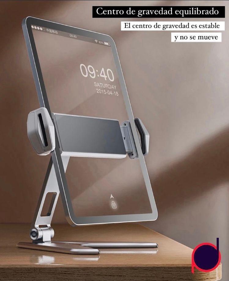 Soporte Escritorio De Metal Para Tablet - iPad-7