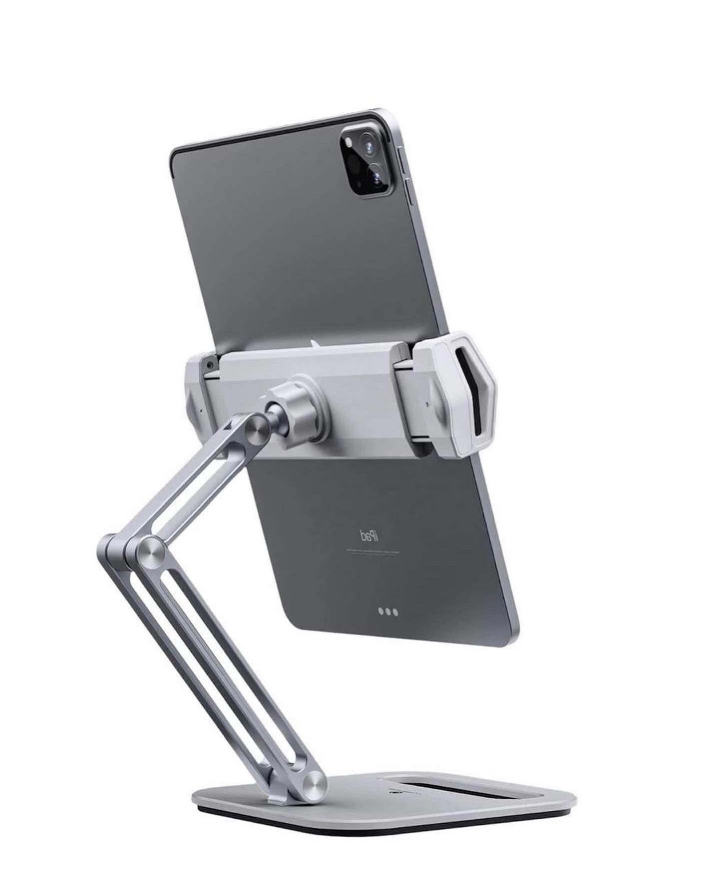 Soporte Para Tablet De Metal Modelo 3 Ejes Ergonómico-0