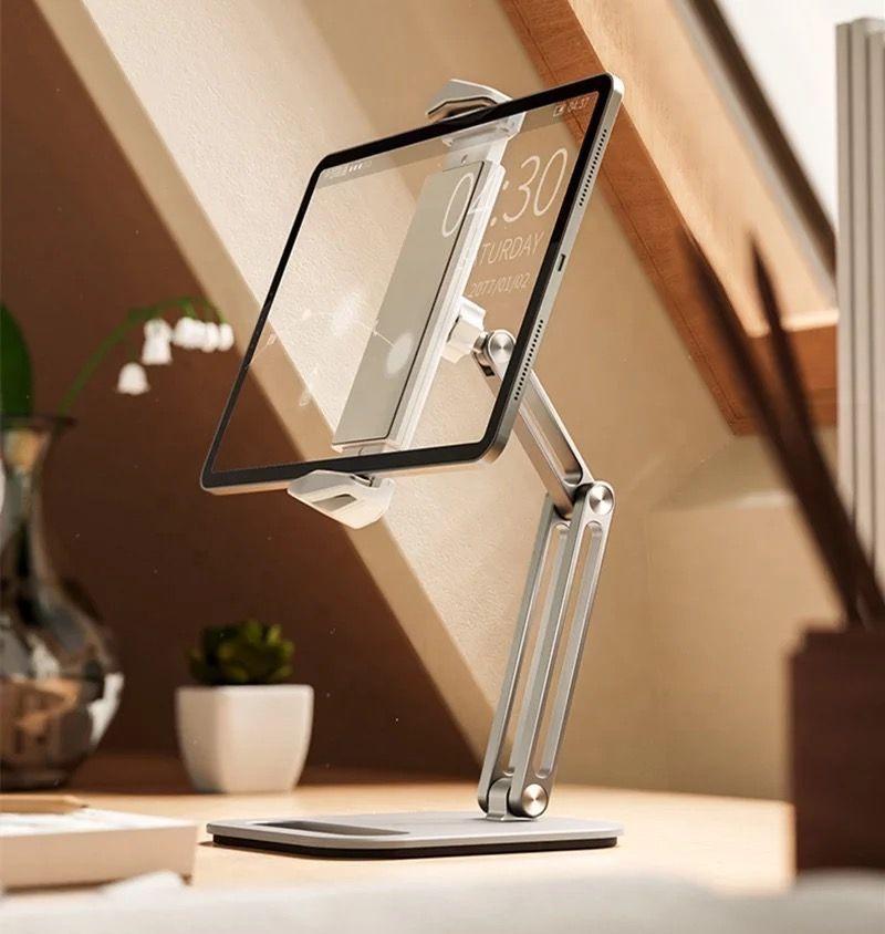 Soporte Para Tablet De Metal Modelo 3 Ejes Ergonómico-4