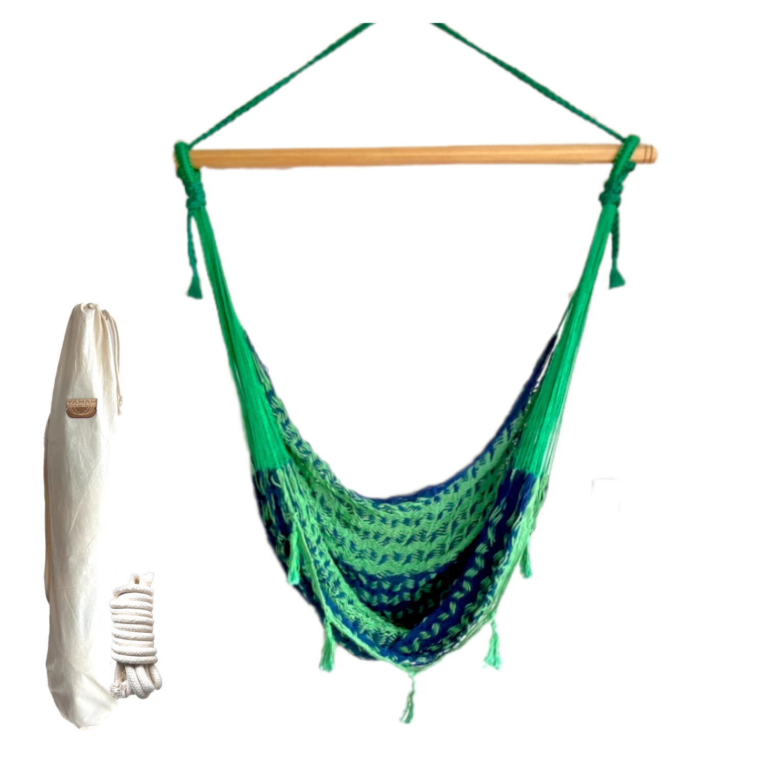 Silla Colgante Caribe - HAND MADE 150 kg-0