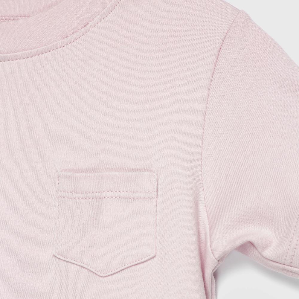 Polera aqua lila bolsillo algodón peruano-2