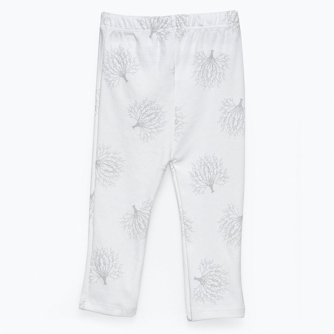 PIJAMA GRIS RAMAS ALGODÓN PERUANO-2