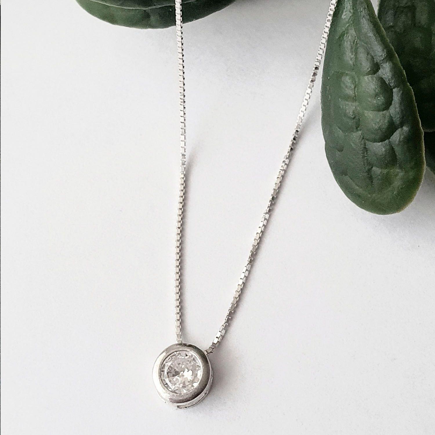 Collar Punto de Luz Plata-2