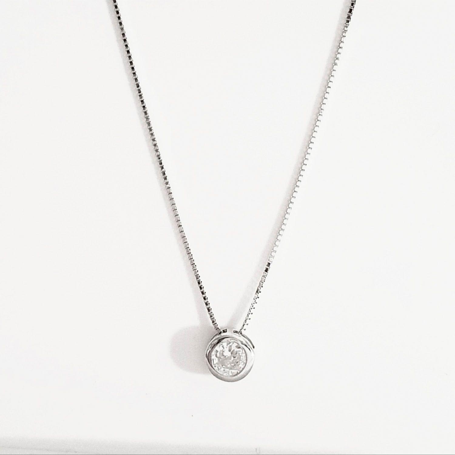 Collar Punto de Luz Plata-3