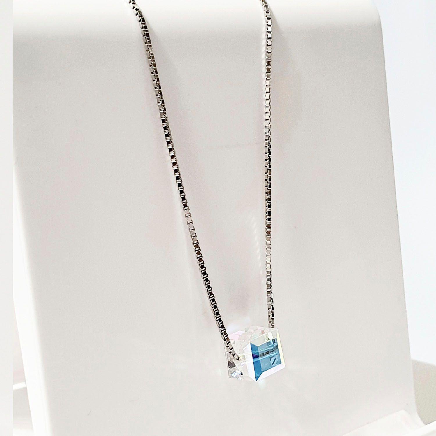 Collar de Plata 925 Cristal -2