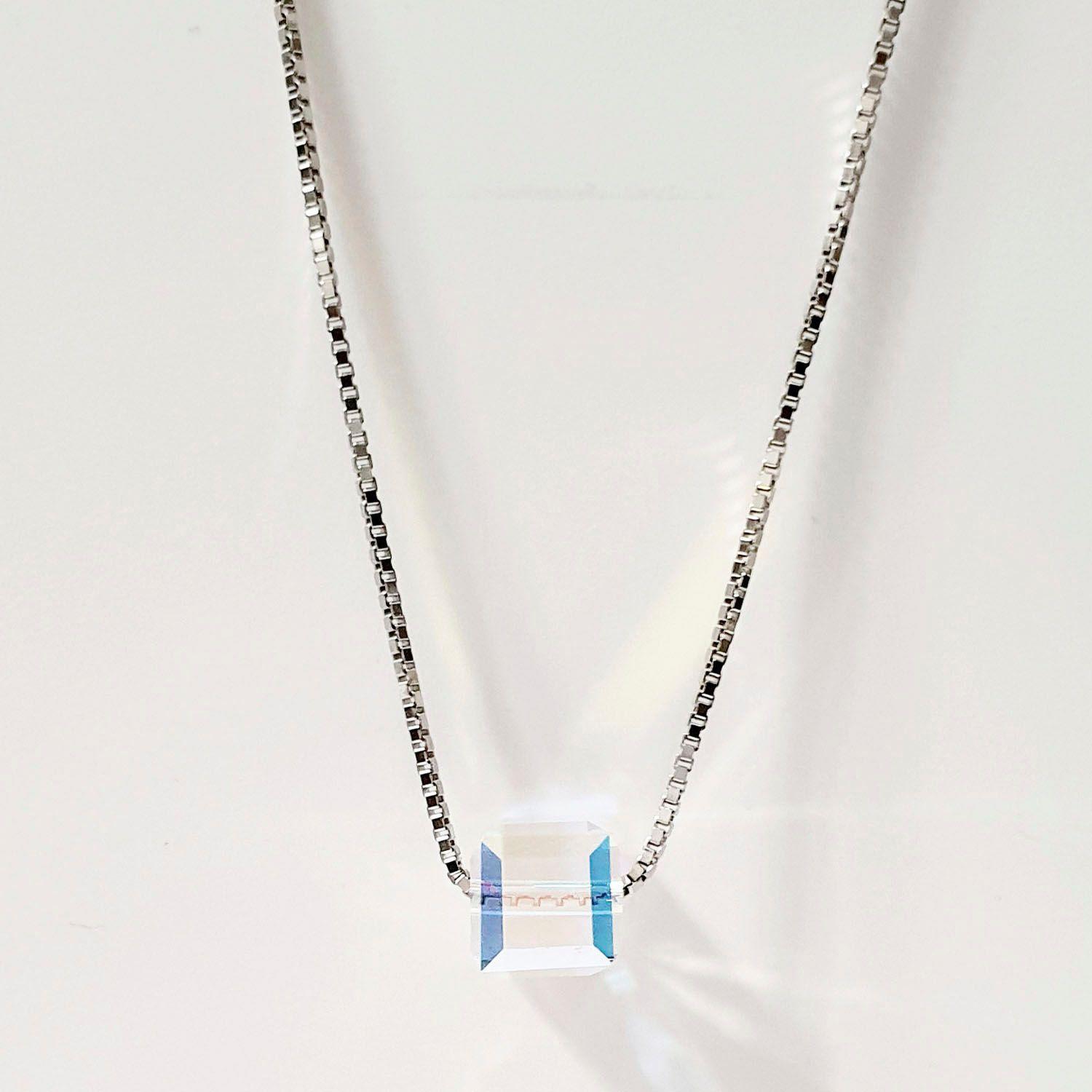 Collar de Plata 925 Cristal -4