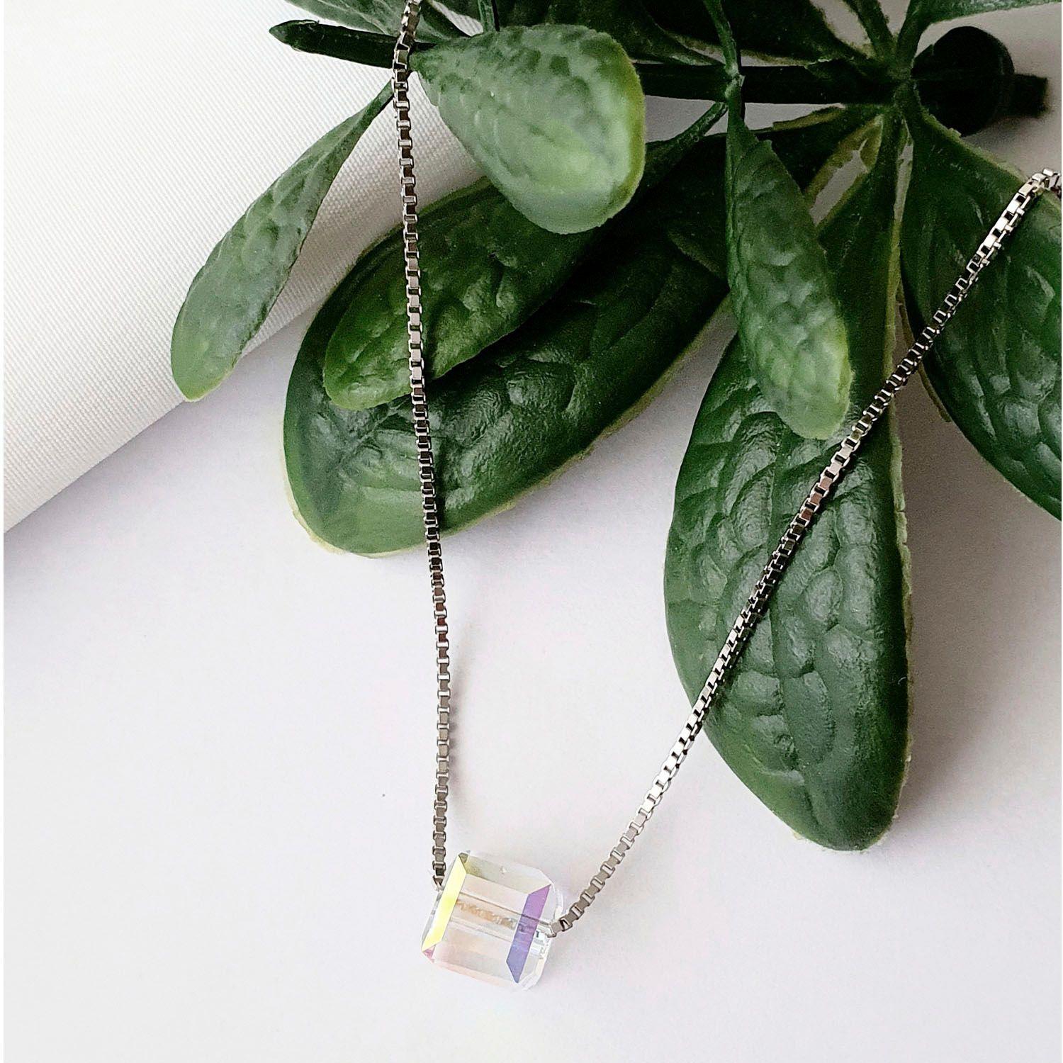 Collar de Plata 925 Cristal -5