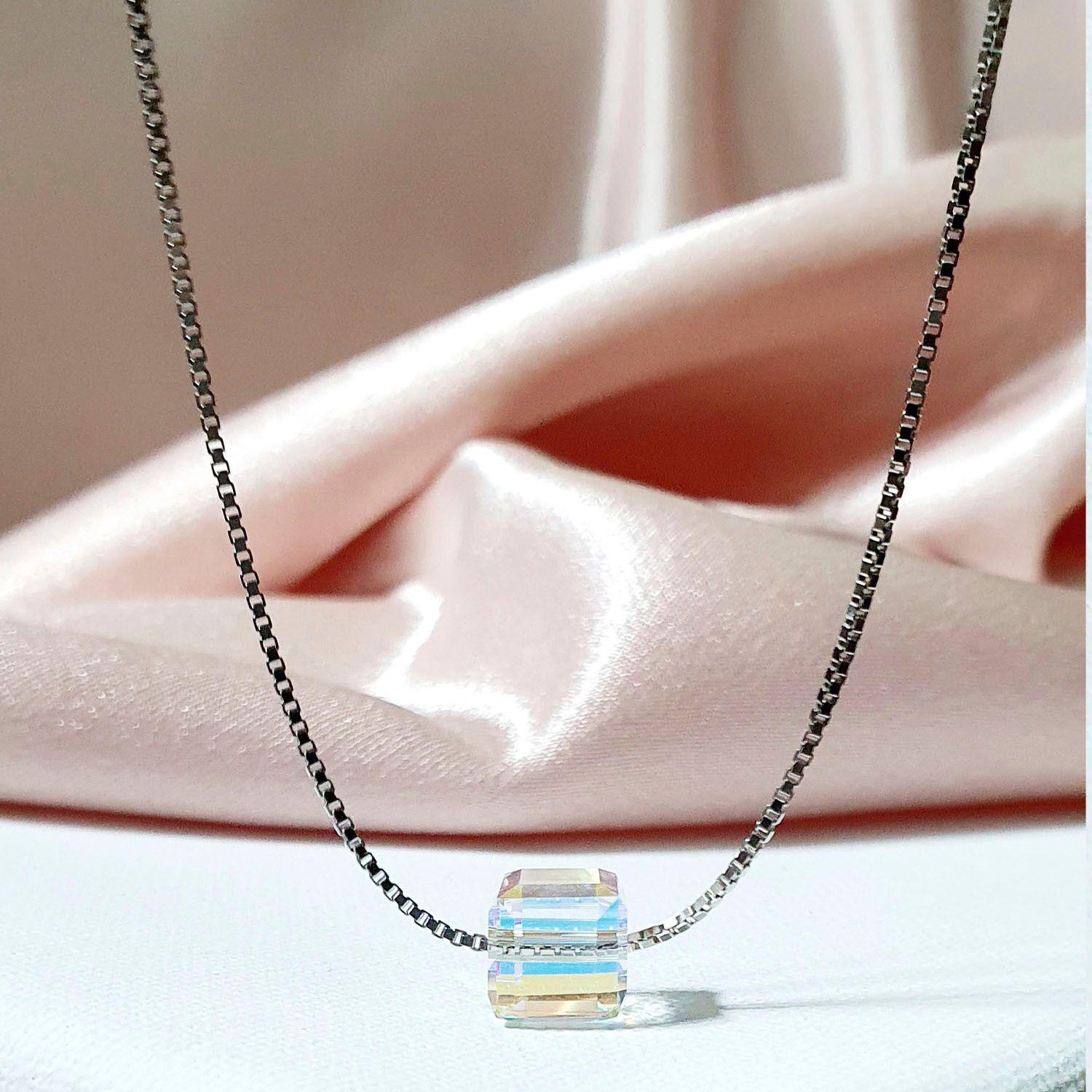 Collar de Plata 925 Cristal -6