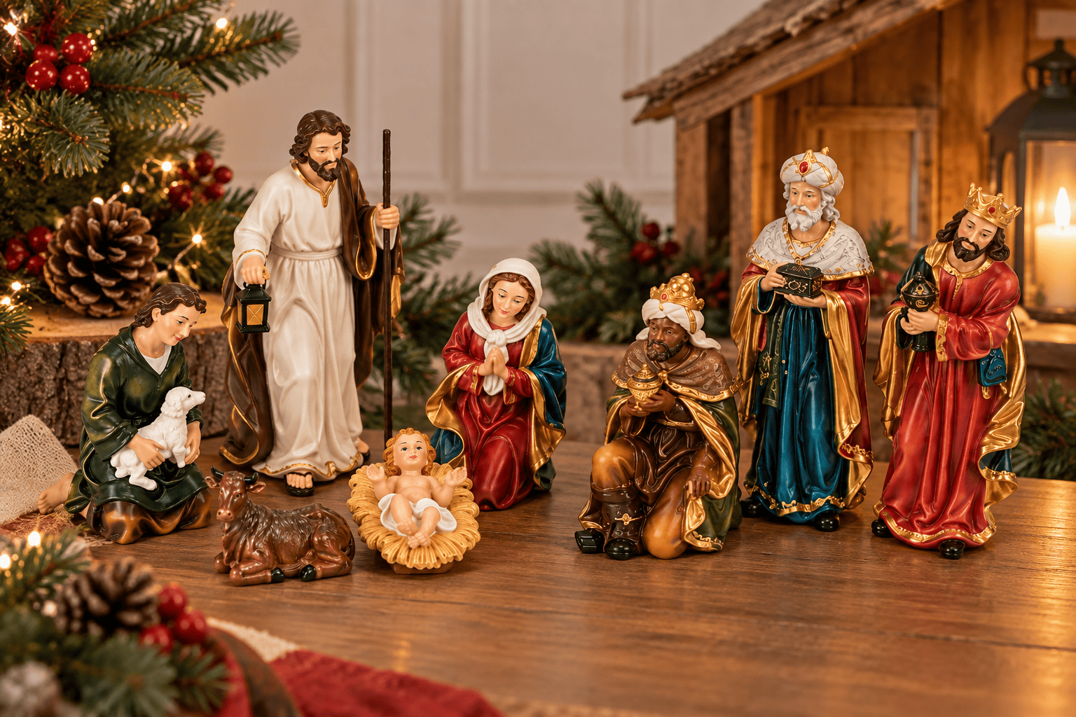 Pesebre Navidad ADL 20 CM 8 PZ-3