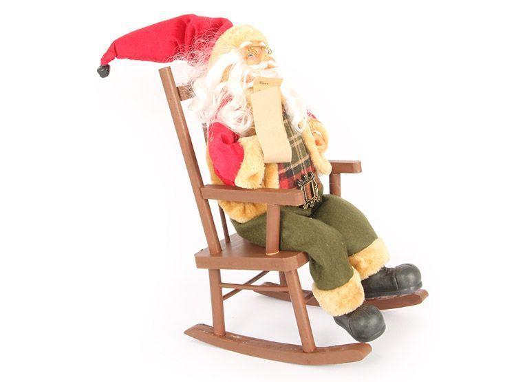 Adorno Navidad Santa Sentado 40 CM-2