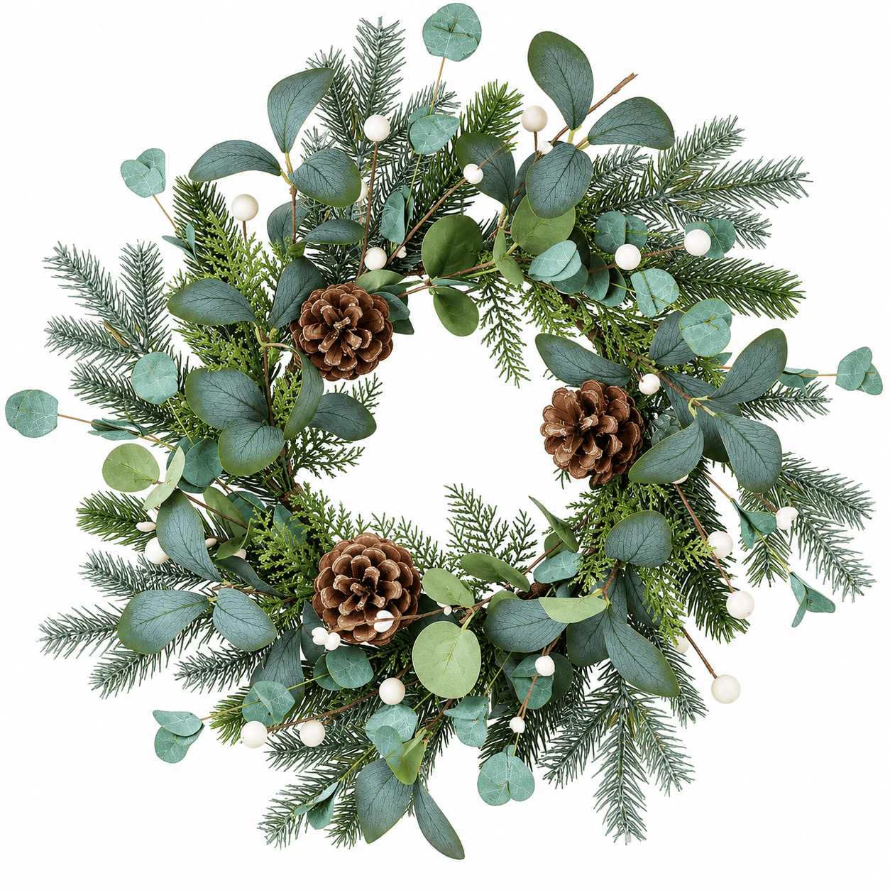 Corona Navidad Forest 33 CM-0